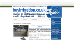 Desktop Screenshot of buyirrigation.co.uk
