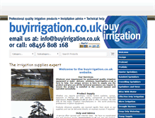 Tablet Screenshot of buyirrigation.co.uk